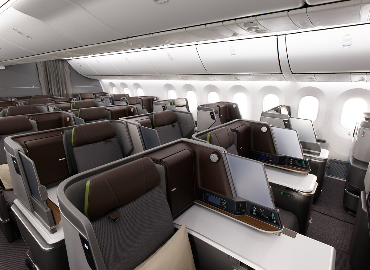 EVA Air 787-10 cabin