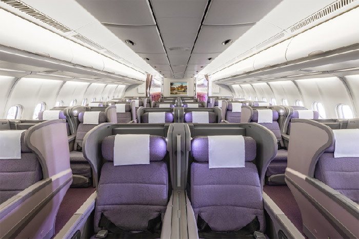 China Airlines A330-300 cabin