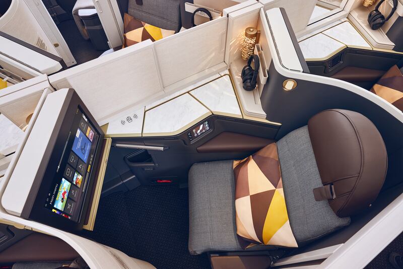 Etihad Airways A350-1000 cabin