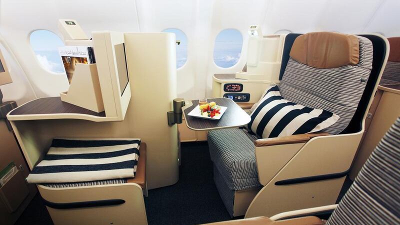 Etihad Airways 777-300ER cabin