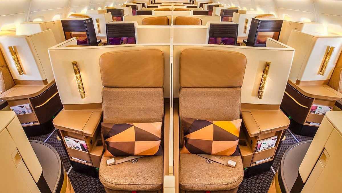 Etihad Airways A380-800 cabin