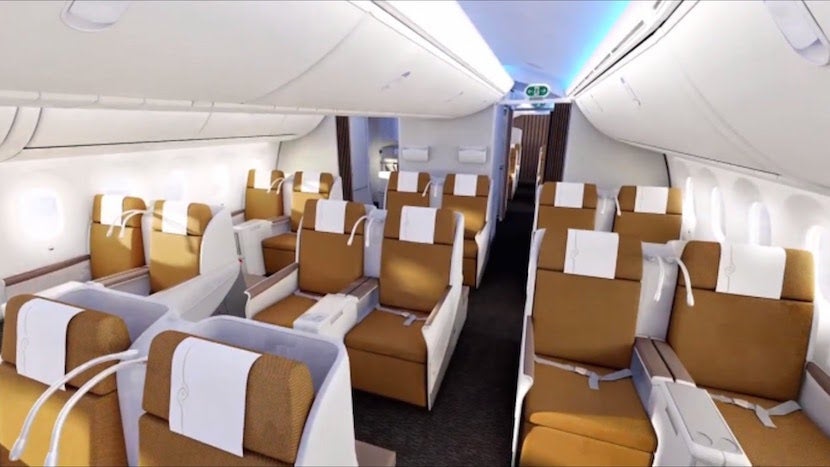 Kenya Airways 787-8 cabin