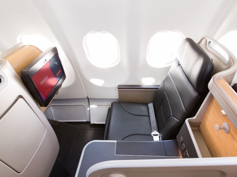 Qantas A330-200 cabin