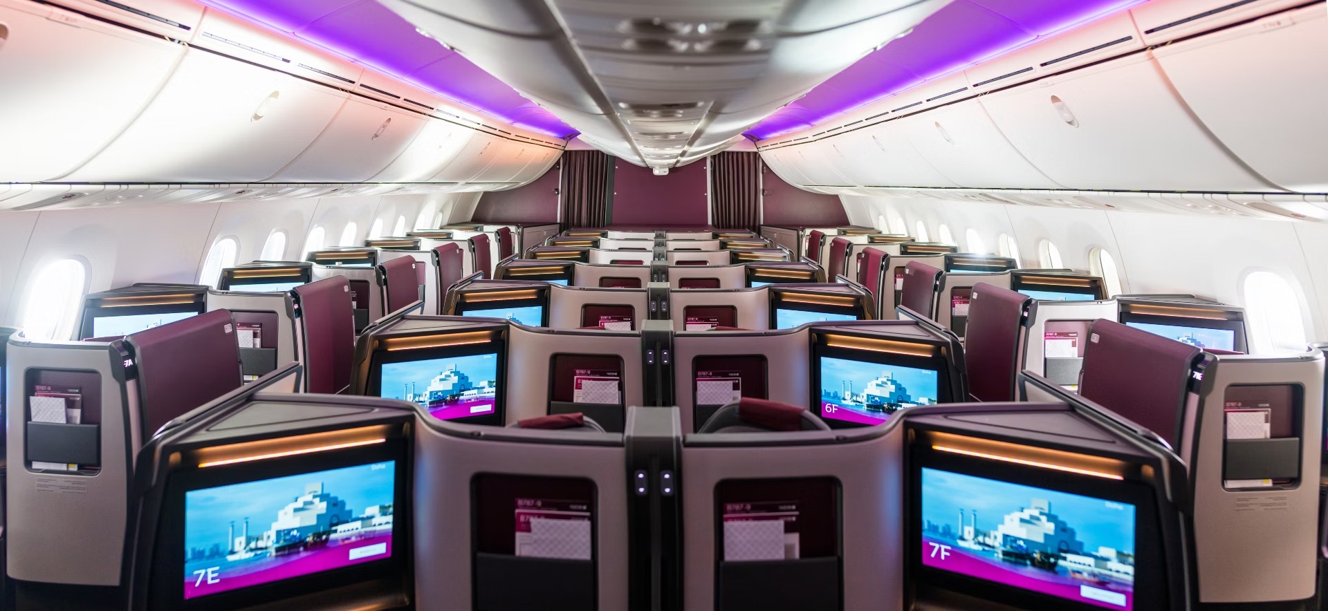 Qatar Airways 787-9 cabin