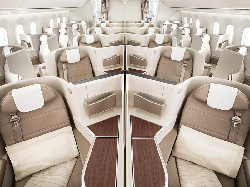 Saudia 787-9 cabin