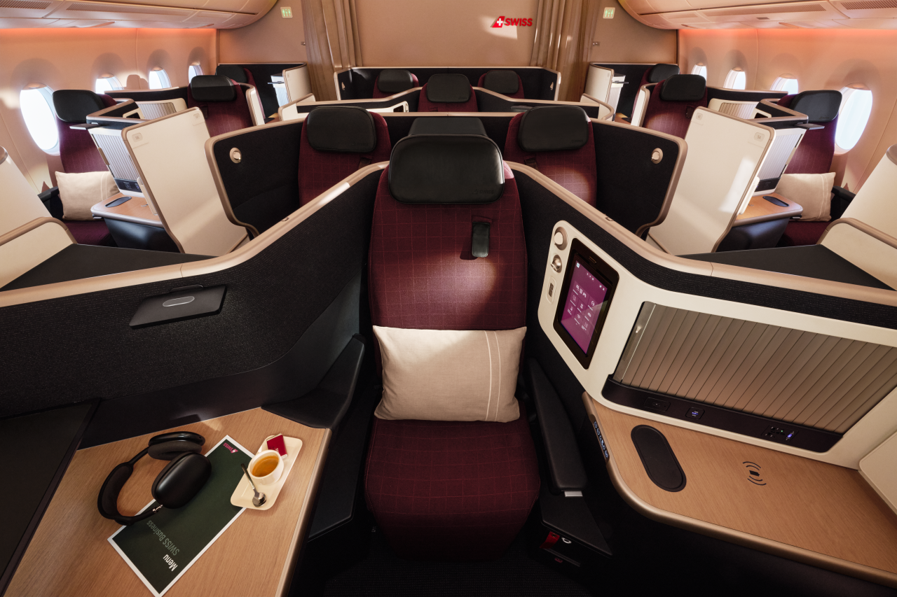 Swiss International Air Lines A350-900 cabin