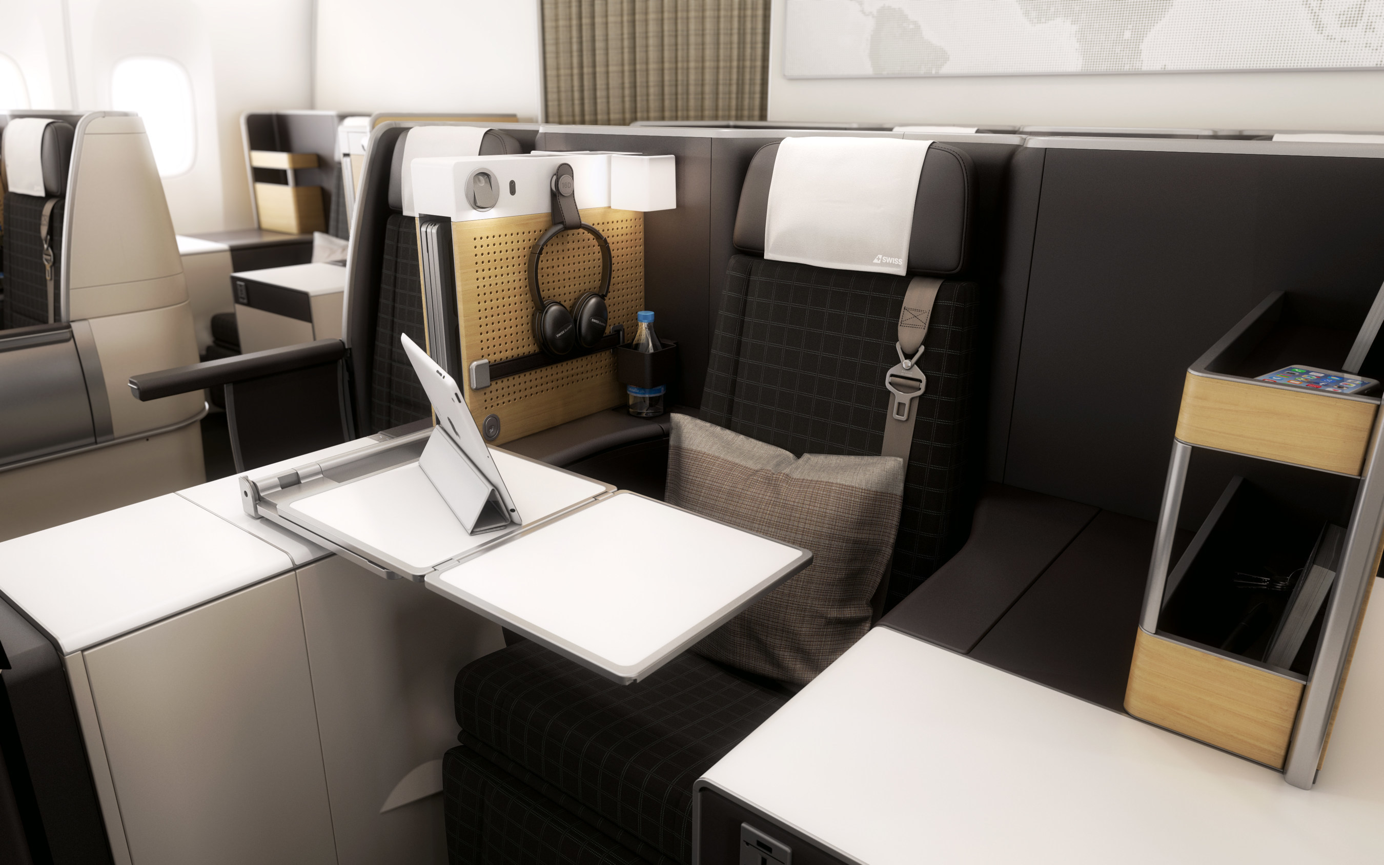 Swiss International Air Lines 777-300ER cabin