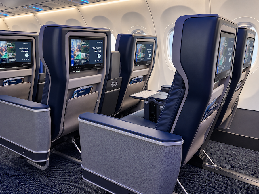 United Airlines A321neo/LR/XLR cabin
