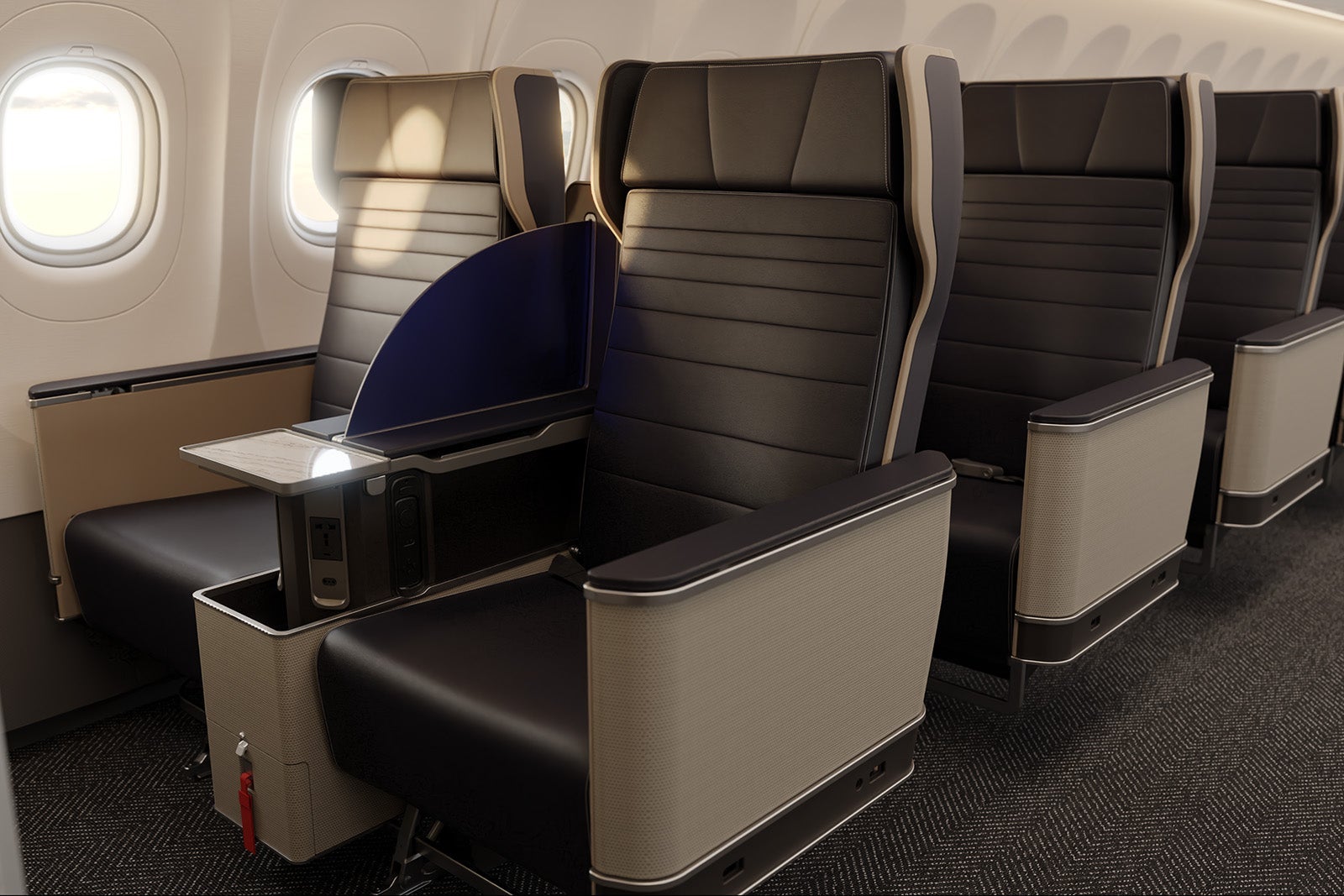 United Airlines 737 MAX 9 cabin